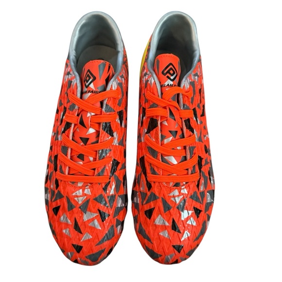 Dream Pairs Orange and Gray Cleats NIB - Picture 2 of 4